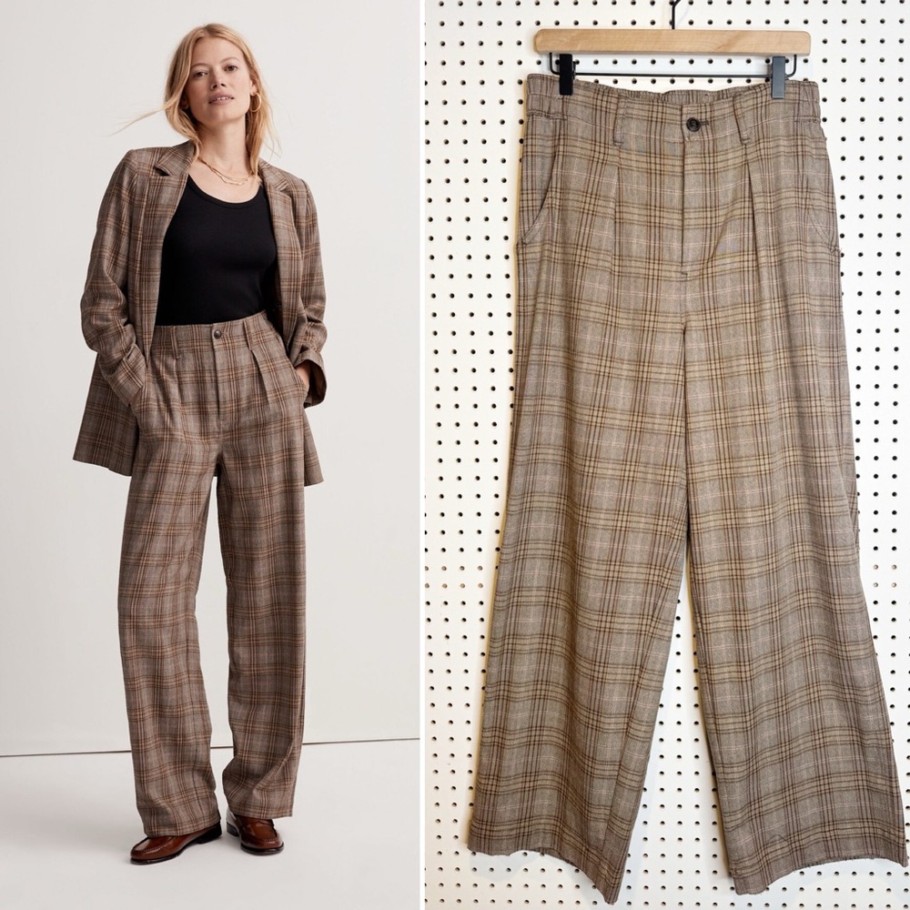 Madewell | The Neale Straight-Leg Pant in Ghent‎ Plaid, Ivan Tartan Plaid Sz. 6